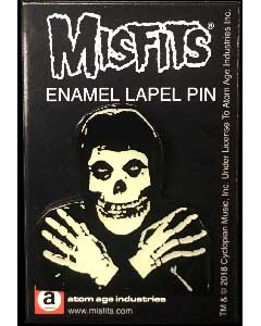 ATOM AGE INDUSTRIES ENAMEL PIN MISFITS FIEND [GLOW IN THE DARK]